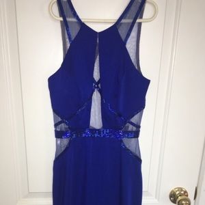 ROYAL BLUE PROM DRESS